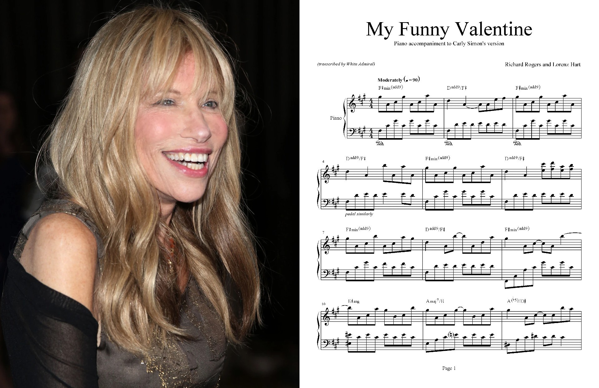 My Funny Valentine - Carly Simon Version (Piano Accompaniment).jpg